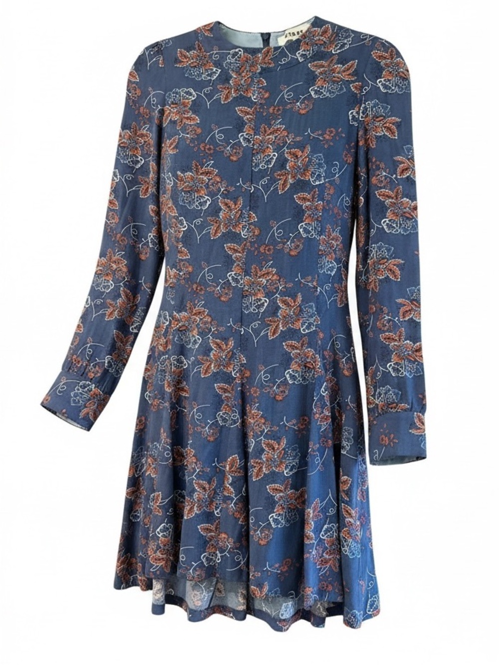 Ryder Urban Outfitters Floral Long-Sleeve A-Line Dress